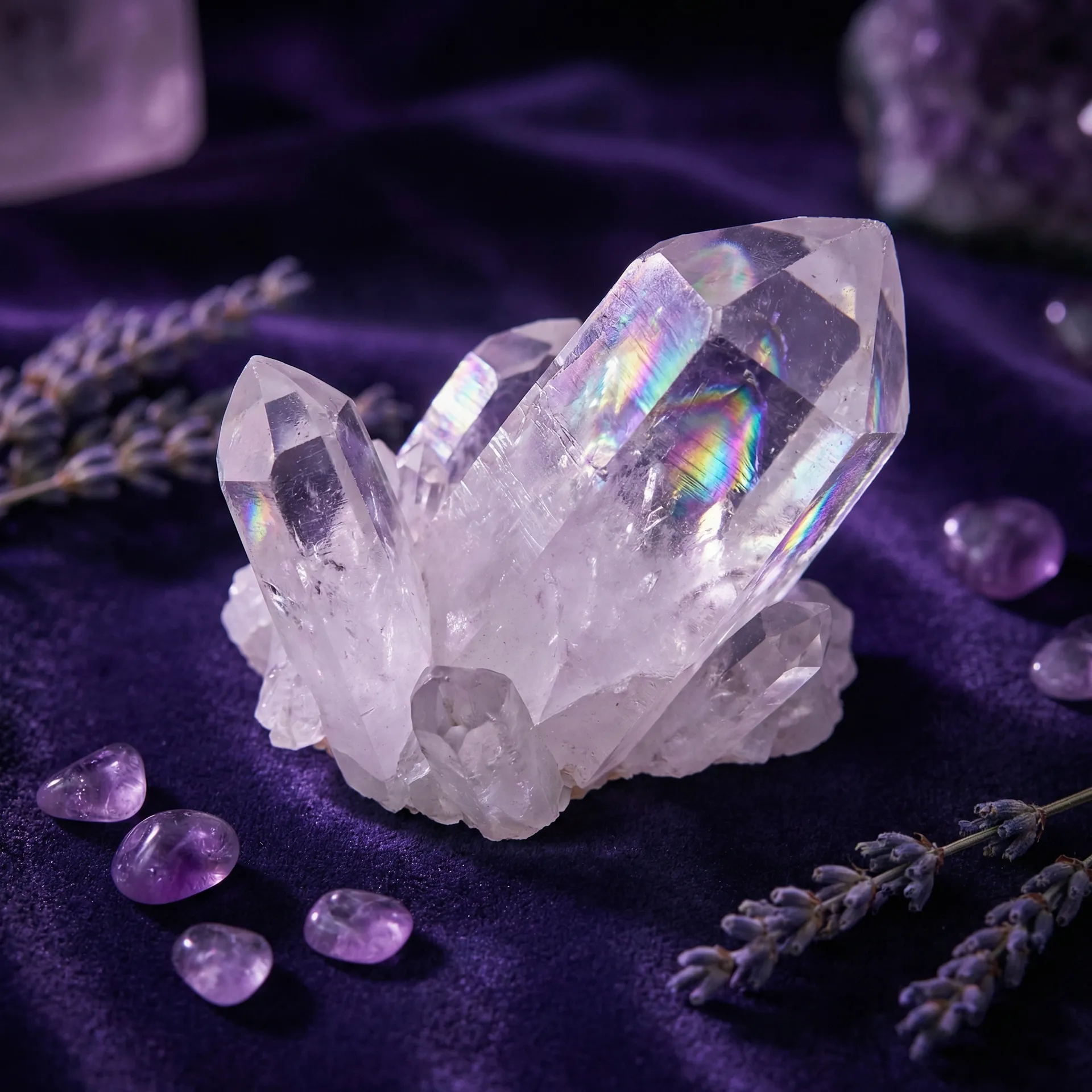 天然白水晶 - 凡尔赛的穿越玫瑰 | 神秘学好物